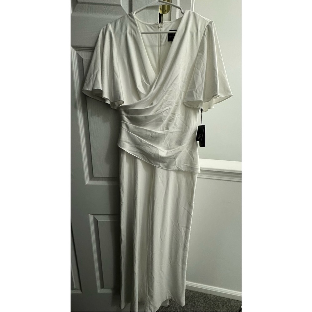 Adrianna papell white jumpsuit.